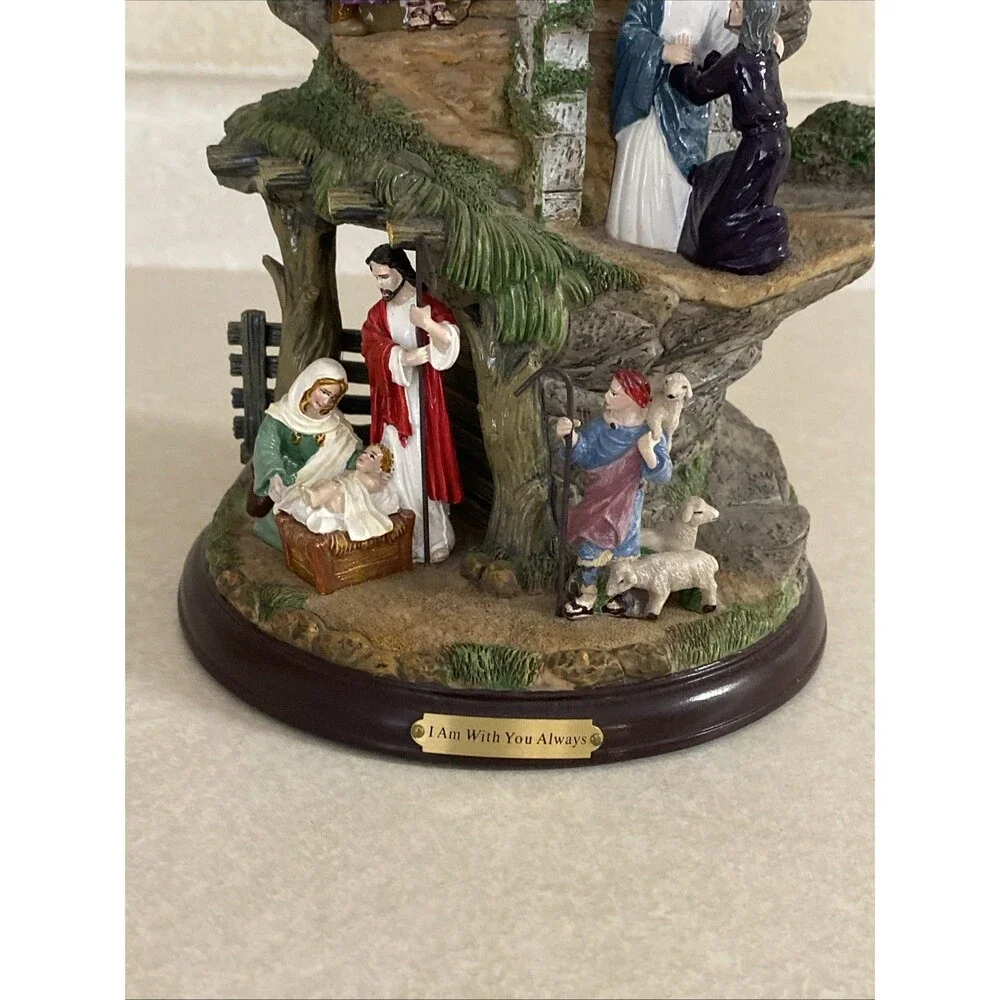 Bradford Exchange Thomas Kinkade Life of Christ sculpture 